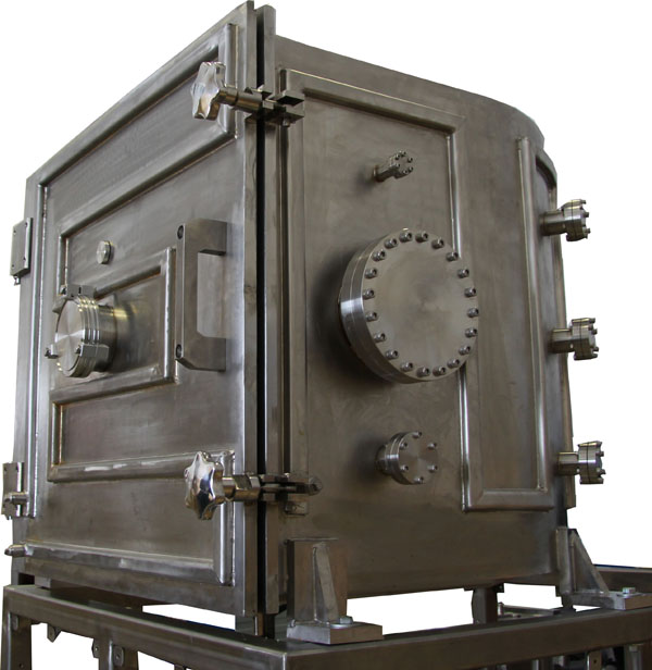 Вакуумная камера из нержавеющий стали.